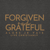 FORGIVEN AND GRATEFUL LUXURYY GOLD HOODIE