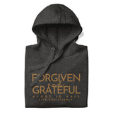 FORGIVEN AND GRATEFUL LUXURYY GOLD HOODIE