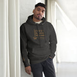 JESUS IS LOVE WELL SAID GOLD LUX HOODIE