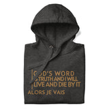 GOD'S WORD GOLD LUX HOODIE