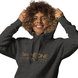 I AM THE ONE GOLD LUX HOODIE