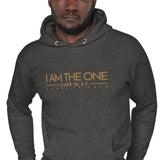 I AM THE ONE GOLD LUX HOODIE