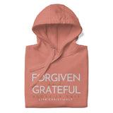 FORGIVEN AND GRATEFUL LUXURY HOODIE