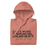 GOD'S WORD WHT LUX HOODIE