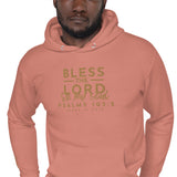 BLESS THE LORD GOLD LUXURY HOODIE