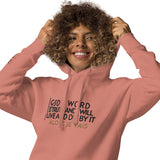 GOD'S WORD WHT LUX HOODIE