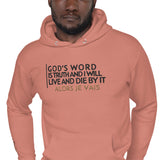 GOD'S WORD WHT LUX HOODIE