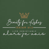 BEAUTY FOR ASHES LUXURY HOODIE STYLE BLESS