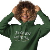 FORGIVEN AND GRATEFUL LUXURY HOODIE