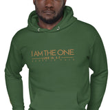 I AM THE ONE GOLD LUX HOODIE