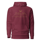 GOLD BEAUTY FOR ASHES LUXURY HOODIE