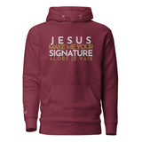 JESUS MAKE ME YOUR SIGNATURE BOLD VRS LUXURY HOODIE