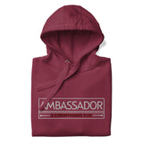 MESSENGER RED LUX HOODIE