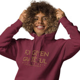 FORGIVEN AND GRATEFUL LUXURYY GOLD HOODIE