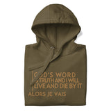 GOD'S WORD GOLD LUX HOODIE