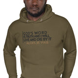 GOD'S WORD WHT LUX HOODIE