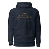 GOLD BEAUTY FOR ASHES LUXURY HOODIE