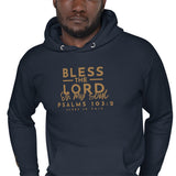 BLESS THE LORD GOLD LUXURY HOODIE