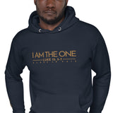 I AM THE ONE GOLD LUX HOODIE