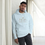 GOLD BEAUTY FOR ASHES LUXURY HOODIE