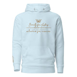 GOLD BEAUTY FOR ASHES LUXURY HOODIE