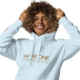 I AM THE ONE GOLD LUX HOODIE