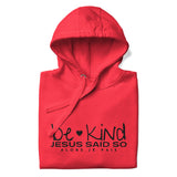 BE KIND WHITE LUX HOODIE