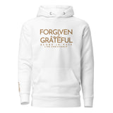 FORGIVEN AND GRATEFUL LUXURYY GOLD HOODIE