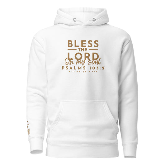 BLESS THE LORD GOLD LUXURY HOODIE