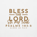 BLESS THE LORD GOLD LUXURY HOODIE