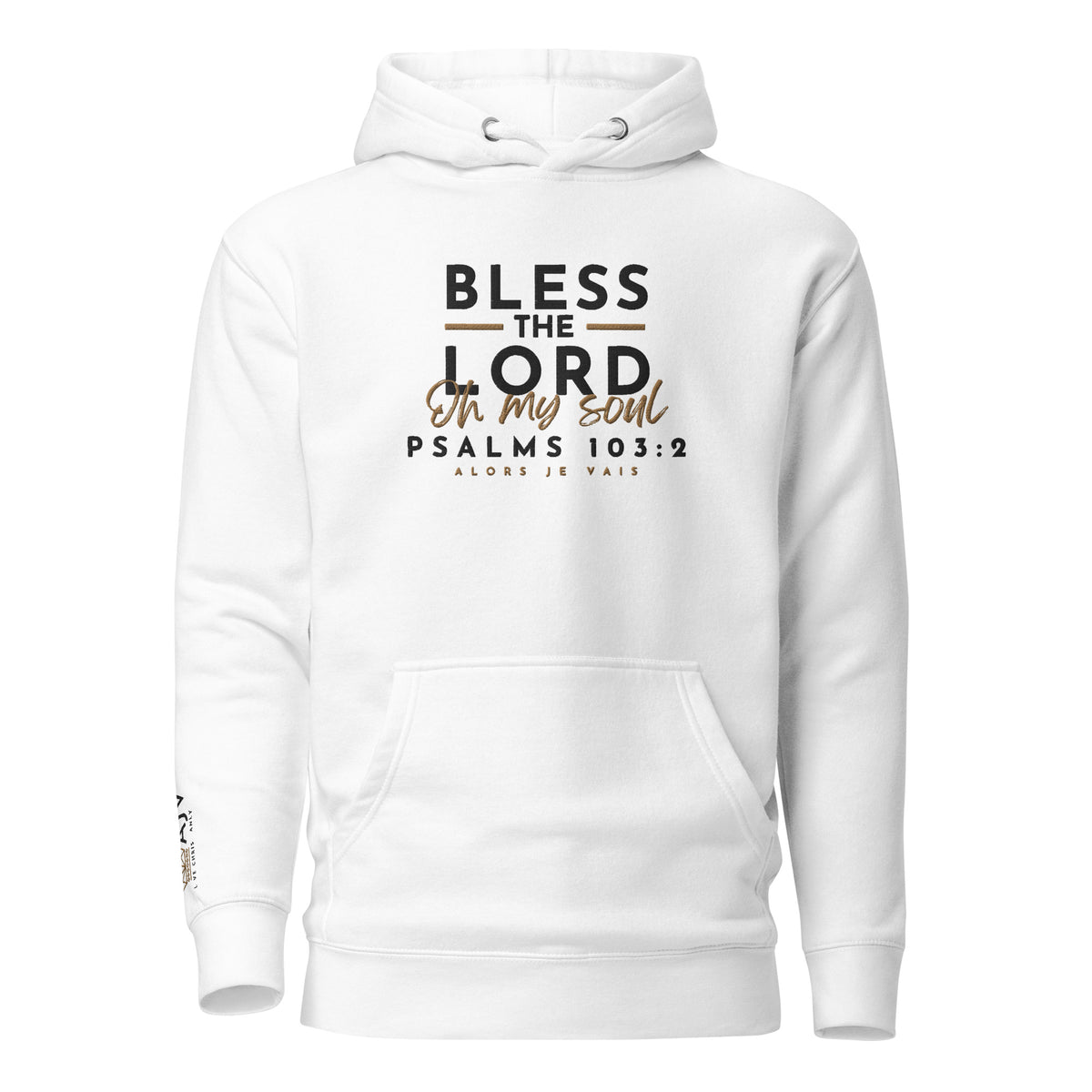 BLESS THE LORD WRSHP+BLESS LUXURY HOODIE