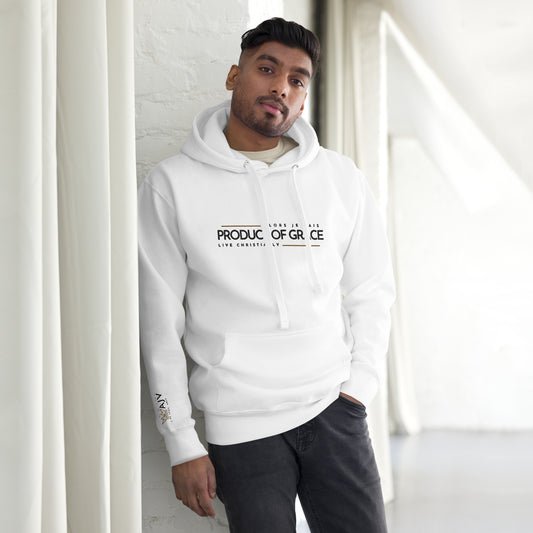 PRODUCT OF GRACE WHITE LUXURY HOODIE