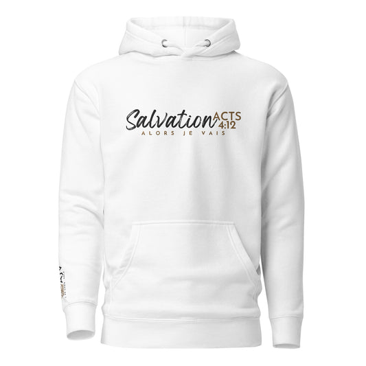 SALVATION WHT LUX HOODIE