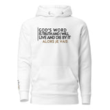 GOD'S WORD WHT LUX HOODIE