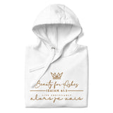 GOLD BEAUTY FOR ASHES LUXURY HOODIE