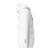 FORGIVEN AND GRATEFUL  WHITE LUXURY HOODIE