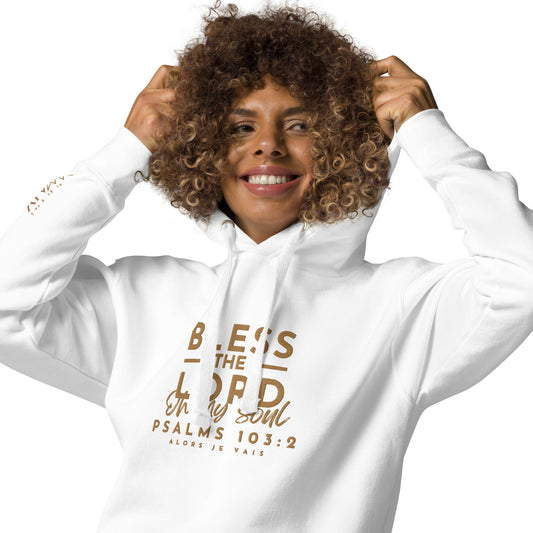 BLESS THE LORD GOLD LUXURY HOODIE