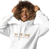 I AM THE ONE GOLD LUX HOODIE