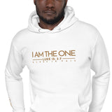 I AM THE ONE GOLD LUX HOODIE