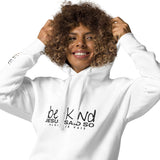 BE KIND WHITE LUX HOODIE