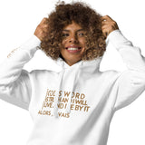 GOD'S WORD GOLD LUX HOODIE