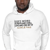 GOD'S WORD WHT LUX HOODIE