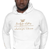 GOLD BEAUTY FOR ASHES LUXURY HOODIE