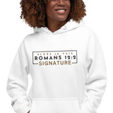 ROMANS 12:2 RO-LUX SIGNATURE HOODIE