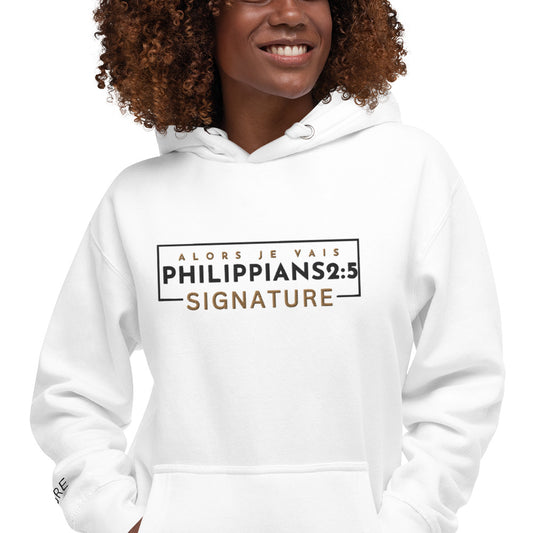 PHILLIPPIANS 2:5 LUXURY WORSHIP HOODIE