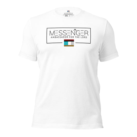 messenger (3) white TEE Unisex t-shirt