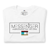 messenger (3) white TEE Unisex t-shirt