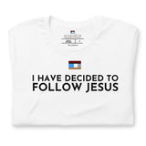 FOLLOW JESUS  -W- Unisex t-shirt