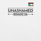 UNASHAMED MESSENGER TEE Unisex t-shirt