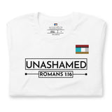 UNASHAMED MESSENGER TEE Unisex t-shirt